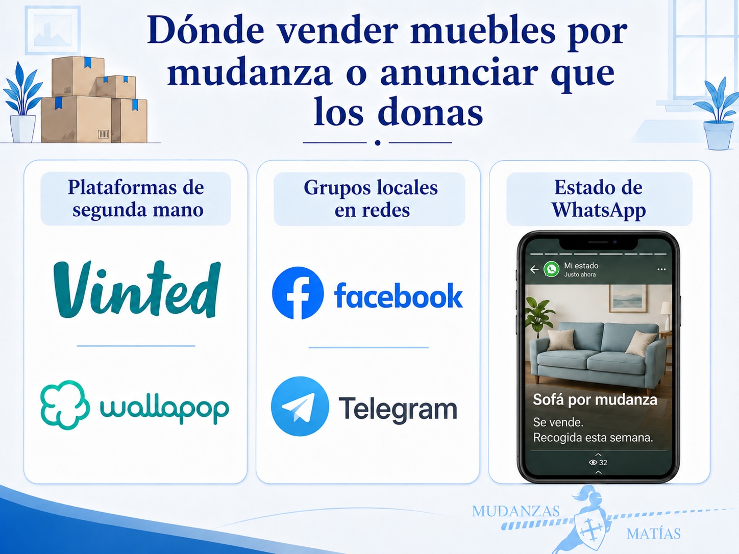 donde vender muebles por mudanza